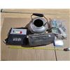 Image 1 : lot of misc antiques and vintage items- tape recorder,
