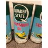 Image 2 : (3) Quaker State Snowmobile Oil Tins. (Full)