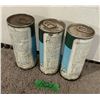 Image 4 : (3) Quaker State Snowmobile Oil Tins. (Full)