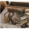 Image 2 : Wood Box of Collectibles Cast PC's, etc.