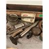 Image 3 : Wood Box of Collectibles Cast PC's, etc.