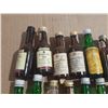Image 3 : Collection features various miniature alcohol bottles, including brands like Cutty Sark, Seagram's V
