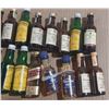 Image 6 : Collection features various miniature alcohol bottles, including brands like Cutty Sark, Seagram's V