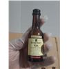 Image 9 : Collection features various miniature alcohol bottles, including brands like Cutty Sark, Seagram's V