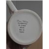 Image 4 : Vintage ceramic tankard is a Prince William Ware beer stein featuring 22-carat gold trim. (Made in E