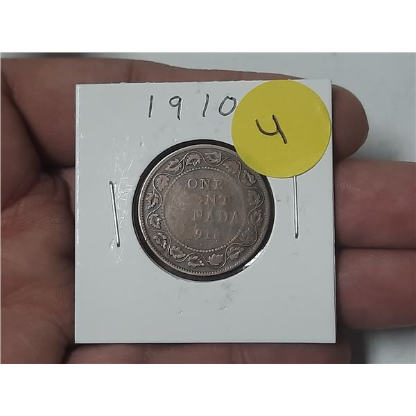 1910 Canada Large One Cent.