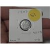 Image 1 : 1907 Canada Silver 5 Cent.