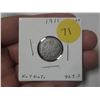 Image 1 : 1911 Canada Silver 10 Cents - Key Date.