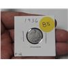 Image 1 : 1936 Canada Silver 10 Cents.