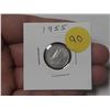 Image 1 : 1955 Canada Silver 10 Cents.
