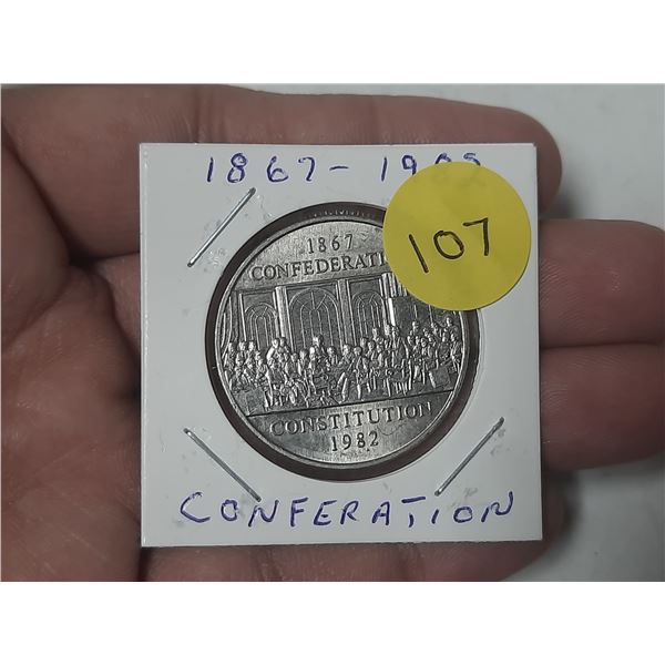 1982 Canada One Dollar.