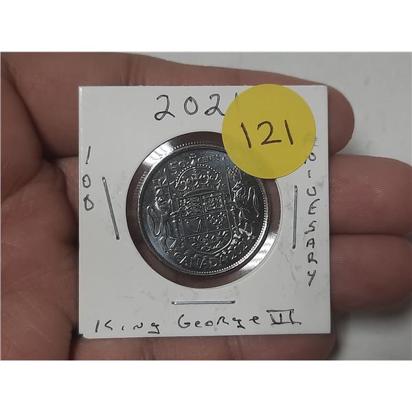2021 Canada Proof Like 50 Cents.