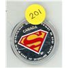 Image 1 : COPY 2013 Superman Metallic 75th Anniversary Coin (With Colour).