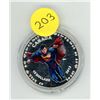 Image 1 : COPY 2013 Superman Metallic 75th Anniversary Coin (With Colour).