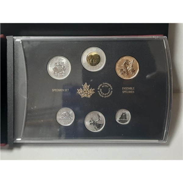 2015 Royal Canadian Mint Specimen Set featuring a special specimen finish on all coins - Blue Jay Lo