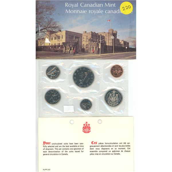 1976 Canada Uncirculated Proof Like Coin Set.