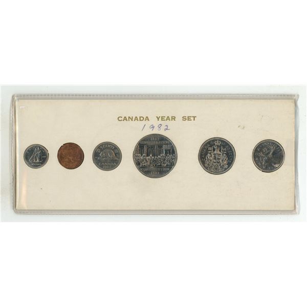 1982 Canada Uncirculated Proof Like Coin Set.