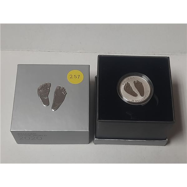2020 $10 Fine Silver Coin - Welcome To