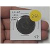 Image 1 : 1820 Lower Canada Pre-Confederation Half Penny Token. Bust and Harp. VG.