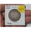 Image 1 : Newfoundland. 1888 Silver 50 Cents. Mintage of 20,000. Key Date. VG8.