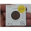 Image 1 : 1926 Canadian Small Cent. Key Date. F12.