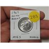 Image 1 : 1967 Diving Bobcat Canadian Silver 25 Cents. There is a Die Rotation, so it looks like the bobcat is