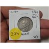 Image 1 : Cuba. 1962 20 Centavos. Jose Marti. VF+.