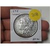 Image 1 : U.S. 1898 Morgan Silver Dollar. EF40.