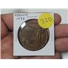 Image 1 : Regina. 1933 medal. Commemorating the First World’s Grain Exhibition and Conference Regina 