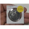 Image 1 : Timber Wolf medal. Endangered Species. BU.