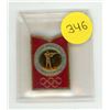 Image 1 : 1980 Moscow Olympic Games enameled pin.