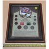 Image 1 : British World War II Collection. Consists of 9 British coins including 5 Silver, plus 2 Stamps. Fram