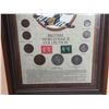 Image 2 : British World War II Collection. Consists of 9 British coins including 5 Silver, plus 2 Stamps. Fram