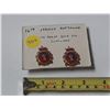 Image 1 : 16th Service Battalion cufflinks. 14-karat gold with red and blue enamel.