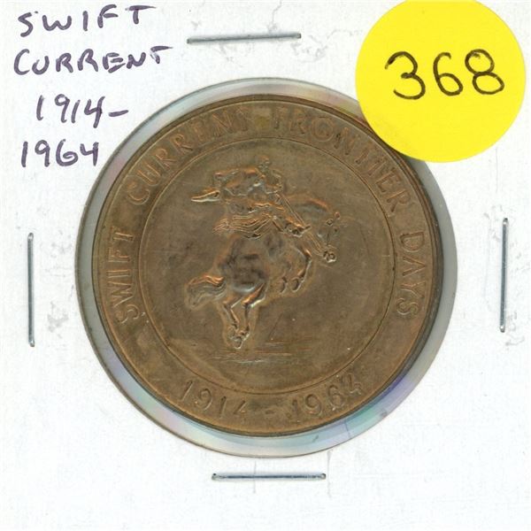 1914 – 1964 Swift Current Sask. Trade Dollar. Scarce. Unc.