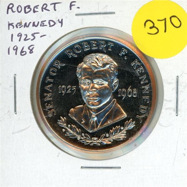 Robert F. Kennedy medal. 1925 – 1968. He saw wrong and tried to right it, saw suffering and
