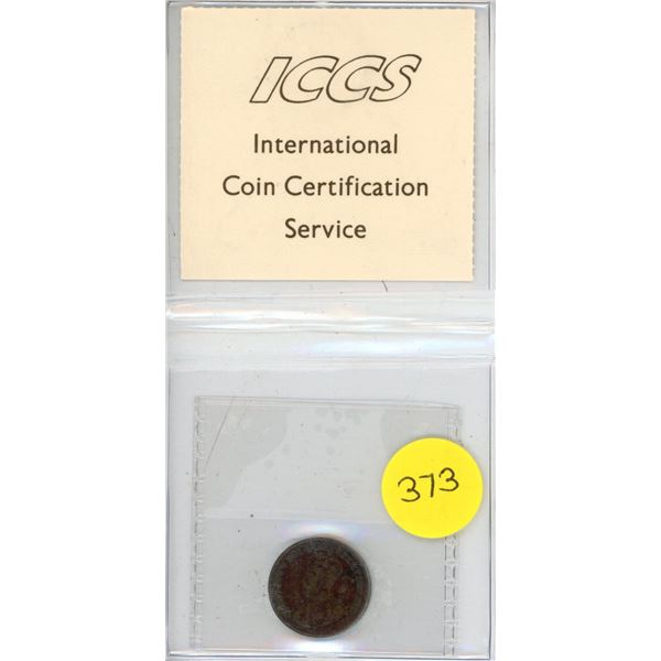 1925 1c ICCS certified and graded VF-20, Corrosion.