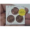 Image 1 : (3) 2004 Canada Small Cent. (Non Magnetic) - Mint