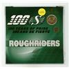 Image 1 : 1910 – 2010 100th Anniversary of the Saskatchewan Roughriders Loonie. Gold-Plated, only ava