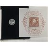 Image 3 : 1999 – 2000 Official Millennium Keepsake. Includes 3 Stamps and a Dove Mint Medal. Housed i