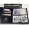 Image 2 : 1986 – 2001 Lasting Impressions. Includes 1986 $10 note and 2001 $10 note, both with the sa