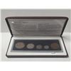 Image 1 : 1908 – 1998 90th Anniversary of the Royal Canadian Mint set. Antique Finish. The Large Cent