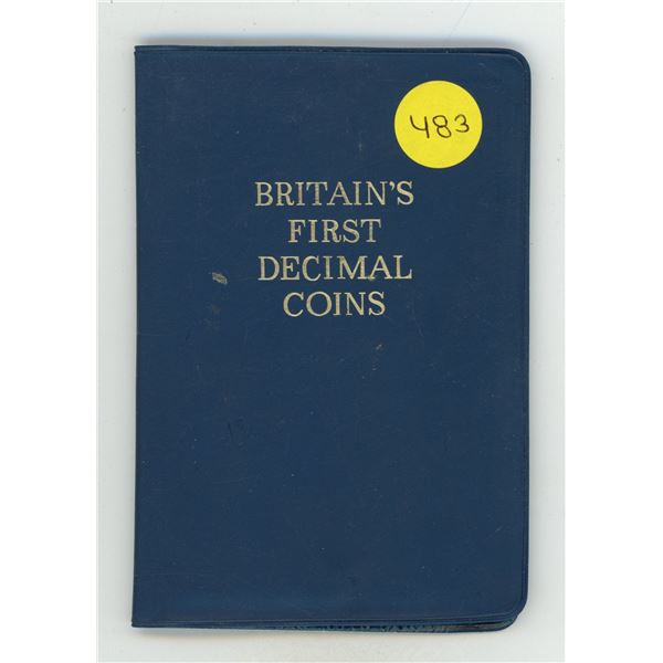 Britain’s First Decimal Coins, issued in 1971.