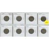 Image 1 : Set of 8 U.S. Liberty Head Nickel 1899 – 1912.