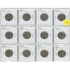 Image 1 : Set of 12 U.S. Buffalo Nickels 1917 – 1938D.