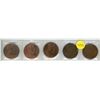 Image 1 : Lot of 5 1953 Queen Elizabeth Coronation medals.