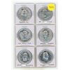 Image 1 : Lot of 6 Canadian Explorers medals from Champlain to Simon Fraser.