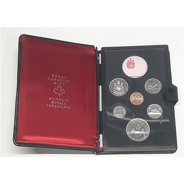 1975 Double Dollar Specimen Set. Missing the Silver Dollar. Housed in its original RCM case.
