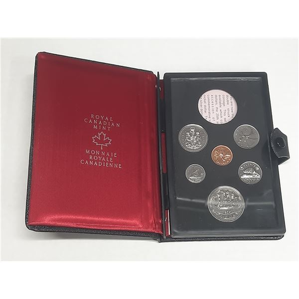 1977 Double Dollar Specimen Set. Missing the Silver Dollar. Housed in its original RCM case.