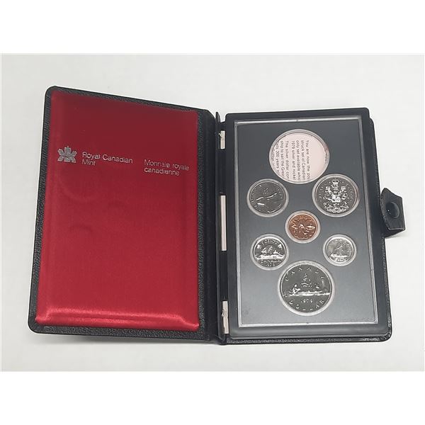 1979 Double Dollar Specimen Set. Missing the Silver Dollar. Housed in its original RCM case.